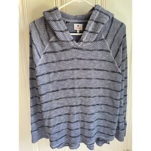 Sundry Sea Sun Salt Pullover Hoodie Blue Size L